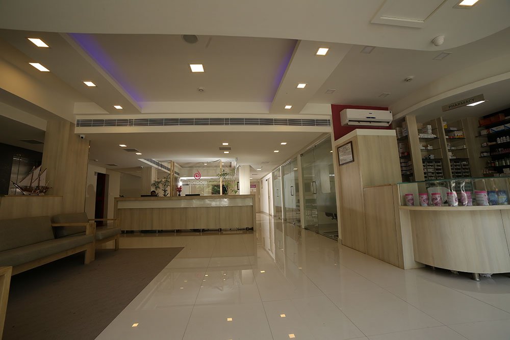 Samad Hospital reception, V.V. Road, Pattoor, Thiruvananthapuram